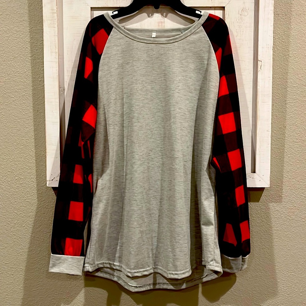Red gray black